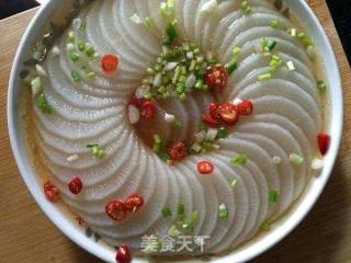 Steamed White Radish recipe