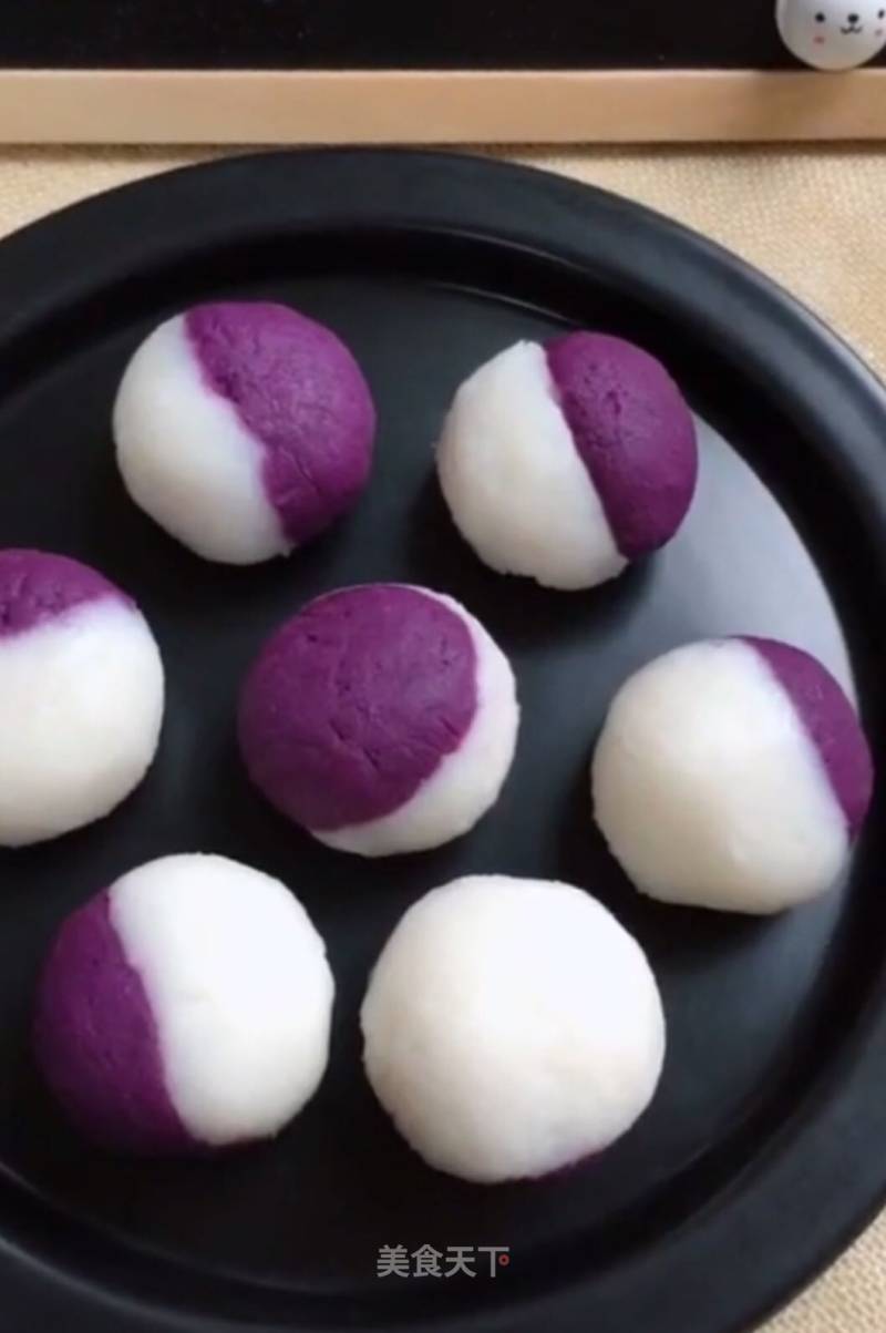 Yam Purple Sweet Potato Ball recipe