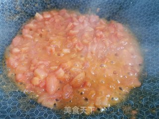 Spaghetti with Tomato Crawfish recipe