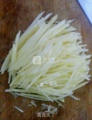 Hot and Sour Potato Shreds recipe