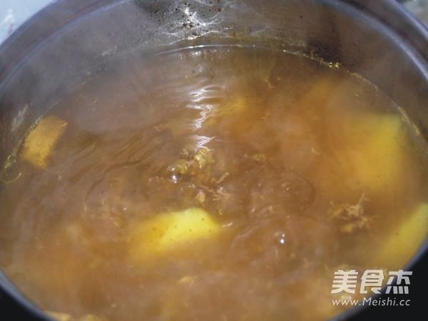 Curry Potato Beef Brisket Soup recipe