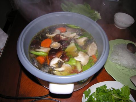 Black-bone Chicken Health Hot Pot recipe