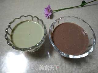 Chocolate Matcha Pudding recipe