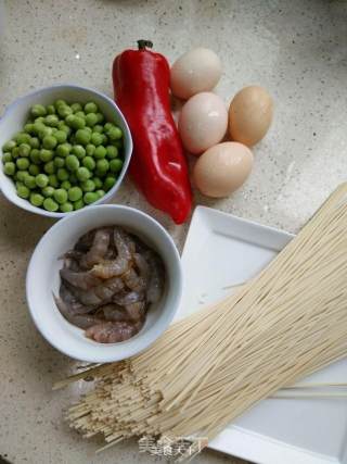 Shrimp and Egg Stir-fry with Seasonal Vegetables recipe