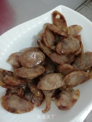 Stir-fried Chinese Sausage recipe
