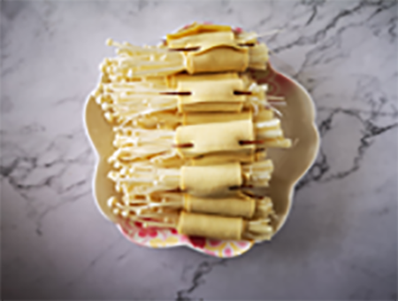 Braised Bean Curd Enoki Mushroom recipe