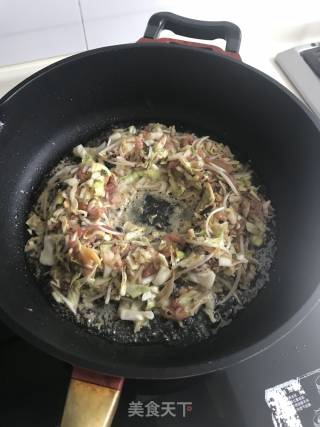 Seafood Monja Yaki recipe