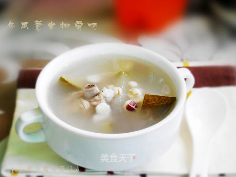 Winter Melon and Barley Pork Rib Soup recipe