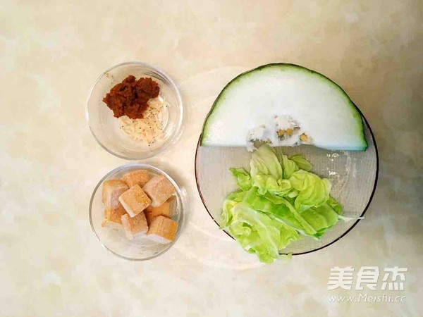 Winter Melon and Shrimp Miso Soup recipe