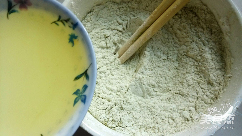 Matcha Mango Sticky Rice Cake recipe