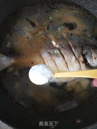 Braised Pomfret recipe