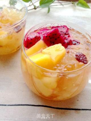 Summer Sweet Detox Goods--peach Gum Fruit Soup recipe