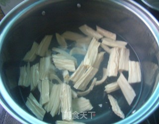 Spinach with Yuba recipe