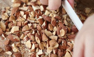 Biscotti Italian Almond Shortbread, Once Out of The Oven, It is Lighted recipe