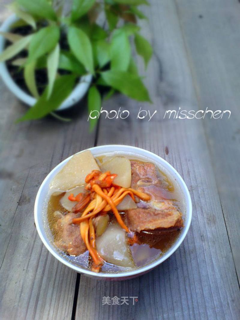 Cordyceps Flower White Radish Keel Soup recipe