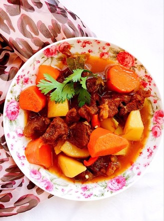 Beef Stew with Carrots and Potatoes recipe