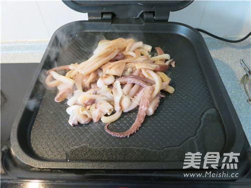 Squid Teppanyaki recipe