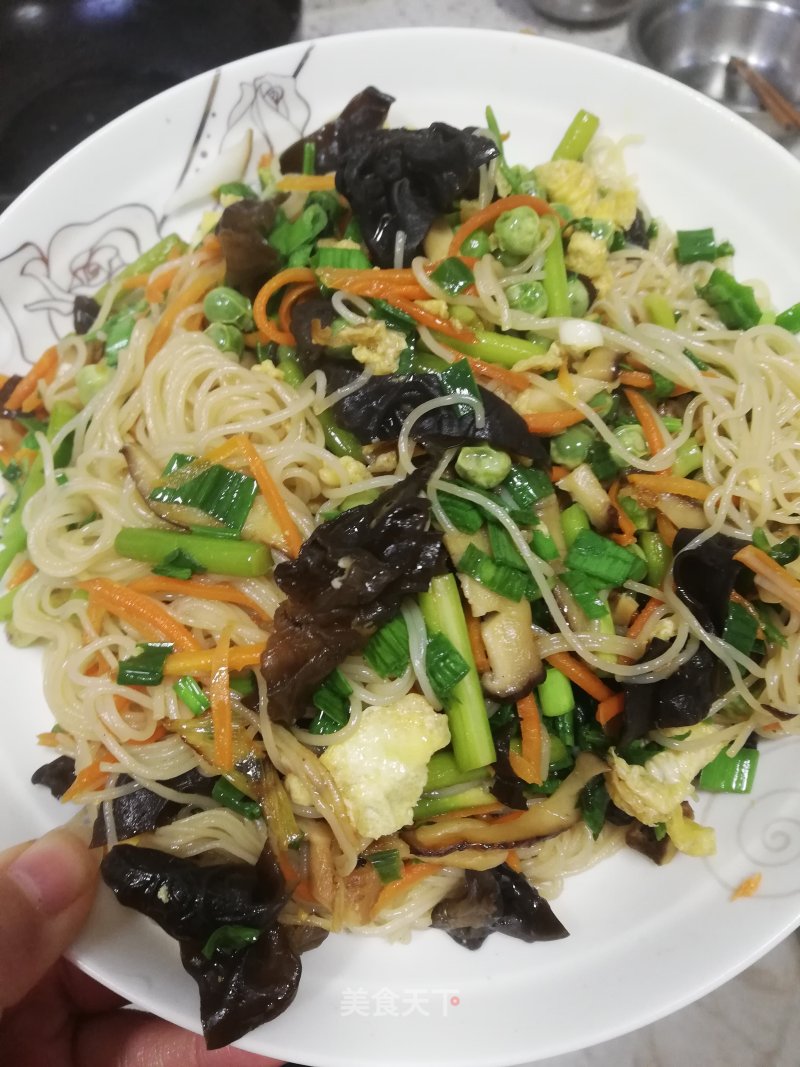 Home-style Fried Rice Noodles recipe