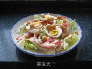 Chickpea Lettuce Salad recipe