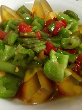 Roasted Preserved Eggs with Peppers recipe