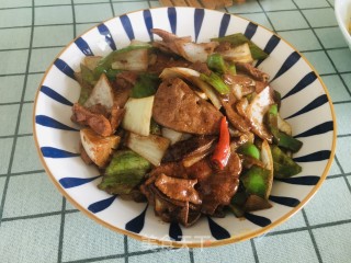 Pork Liver with Green Pepper and Shallot recipe