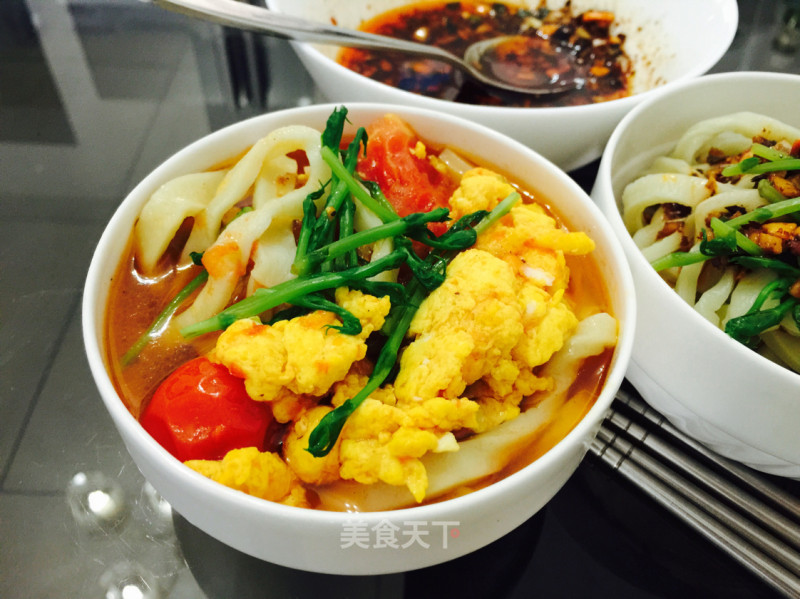 Hand-made Noodles for Both recipe