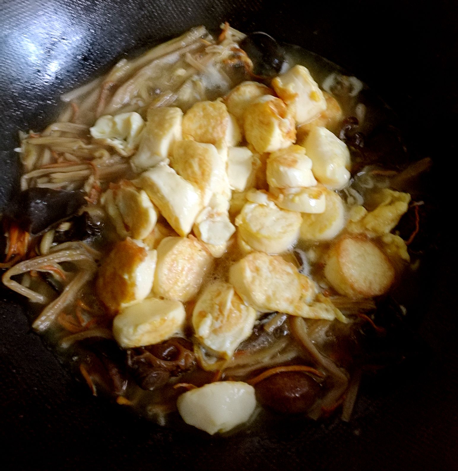 Tofu with Mushrooms recipe