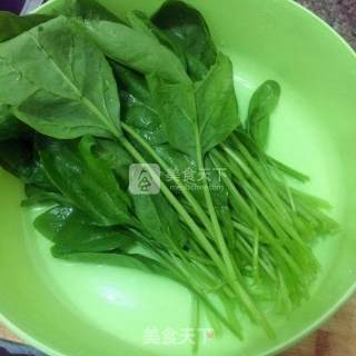 Nuts Spinach recipe