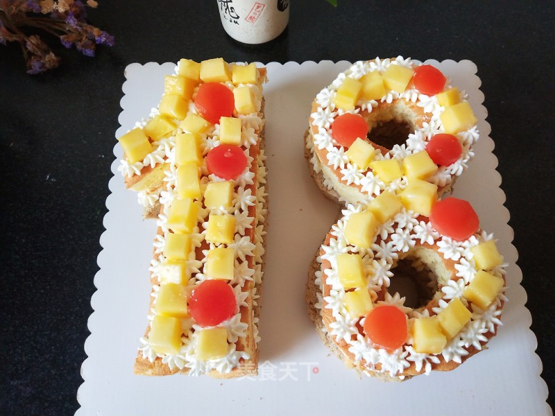Number Birthday Cake recipe