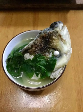 Wolfberry Leaf Fish Head Soup recipe