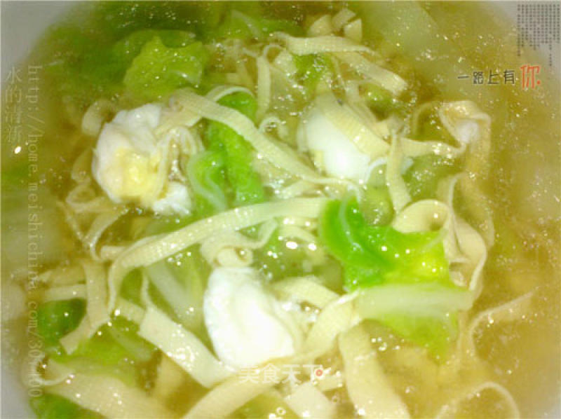 Chinese Cabbage Thousand Pieces of Quail Egg Soup