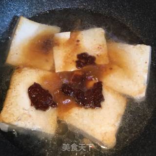 Braised Tofu with Bean Paste recipe