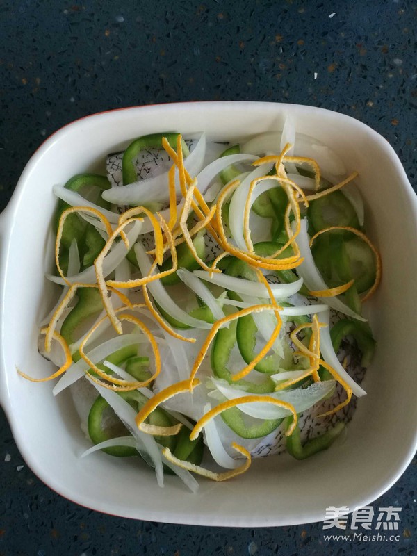 Steamed Codfish with Orange Peel recipe