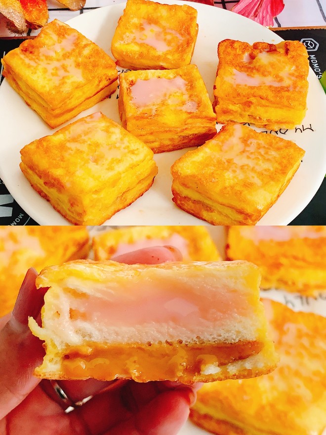 Nutritious Breakfast, A Burst of Hong Kong-style Western Toast recipe