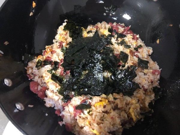 Fried Rice with Seaweed recipe