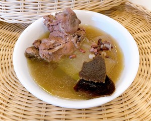 Winter Melon and Barley Pot Pork Bone (dampness Soup) recipe