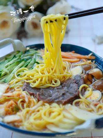 Korean Cold Cornmeal Noodles recipe