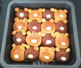 Two-color Squeeze Bear Bread recipe