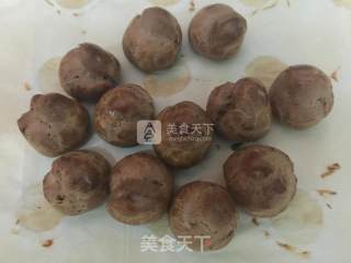 #aca烤明星大赛#cocoa Mini Puffs recipe