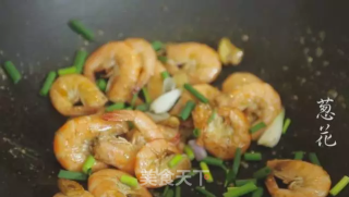 Stir-fried Shrimp with Scallion Oil recipe