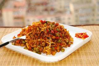 Stir-fried Noodles with Mixed Vegetables recipe