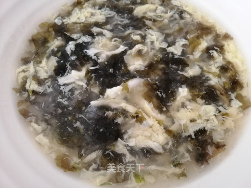 Seaweed and Egg Soup recipe