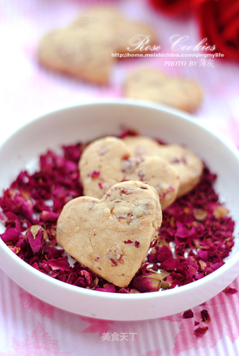 [rose Heart-shaped Biscuits] Tanabata Makes Roses Sweet in Heart