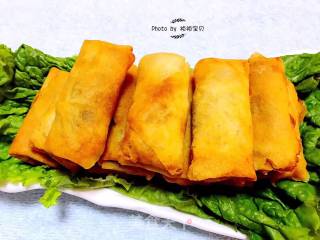 Crispy Fried Bean Paste Spring Rolls recipe