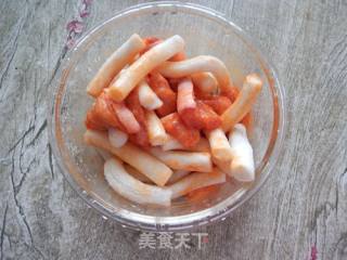 #四节baking Contest Cum是爱吃节#orleans Barbecue Sliced Rice Cake recipe