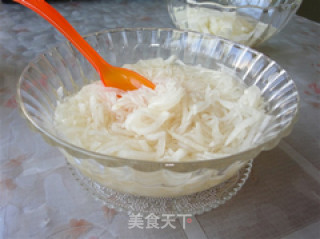 Honey Mixed with White Radish recipe