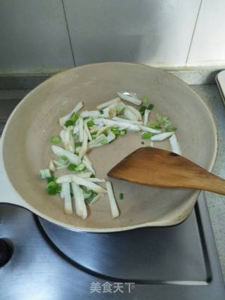 Fried Lentils with Eryngii Mushrooms recipe