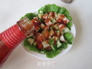 Thai Chicken Peach Salad recipe