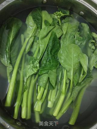 Stir-fried Kale with Ham recipe