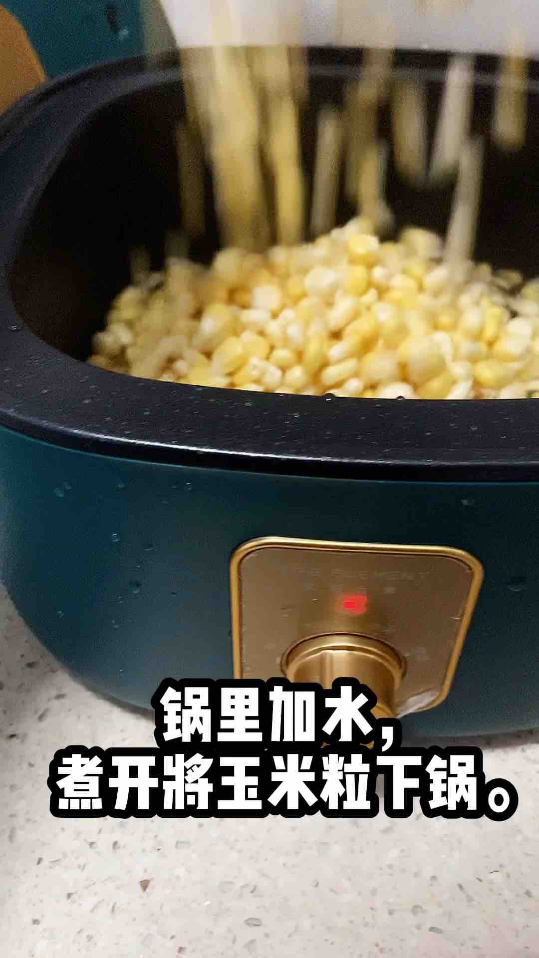 Sauce Cheese Corn Kernels recipe